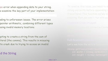 Fixing the Access Violation Reading Location Error When Appending Strings in C+ +