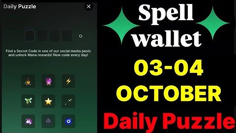 Spell wallet puzzle today 03 & 04 October | spell wallet daily puzzle | #spellwallet #combo |