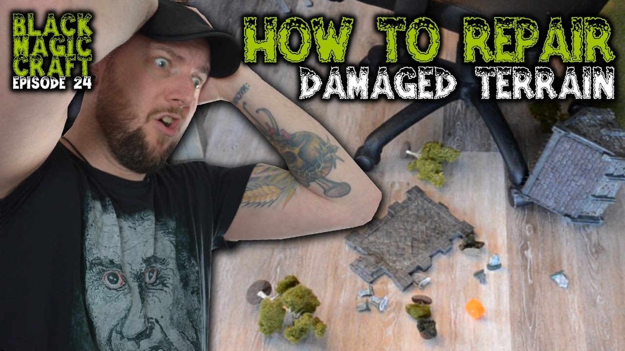 How To Repair Damaged Terrain Black Magic Craft Episode 024 Youtube