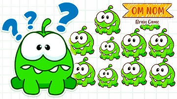 Om nom brain puzzle level 31-40 Android Gameplay