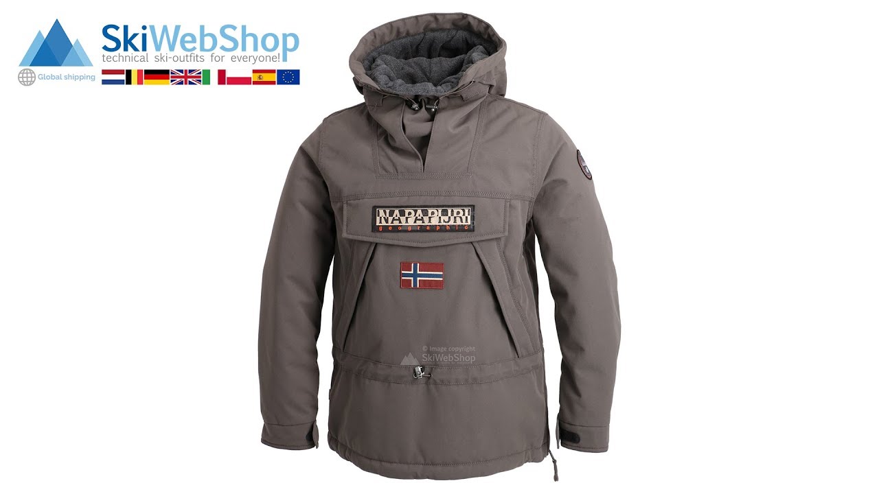 Napapijri, Skidoo anorak, ski jacket, grey • SkiWebShopSkiWebShop.com