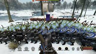 Mount & Blade II Bannerlord - Battle 300 x 300 People - Vlandia vs Sturgia Gameplay (No Commentary)