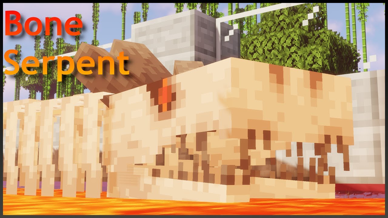 Alex's Mobs Mod Zoo | Bone Serpent | World Download
