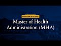 Mha master of health administration  webster university