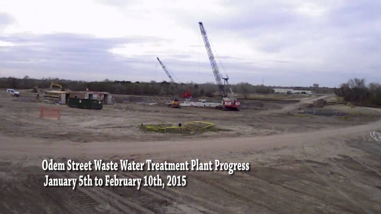 Odem St. Waste Water Treatment Plant Progress 11/1/2014 2/10/2015