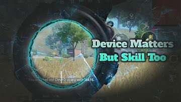 Device Matters But Skill Too | Pubg Mobile Low end Device montage
