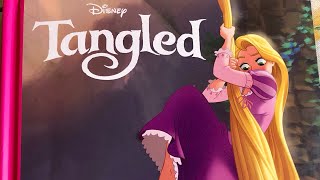 UK Disney Tangled Rapunzel Book Reading. STORY TIME. KIDS Book Show and Read aloud