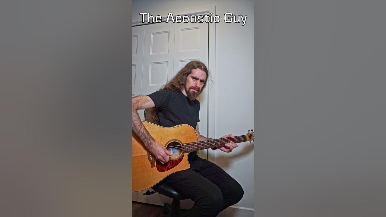The Acoustic Guy plays Don't Stop Believin'