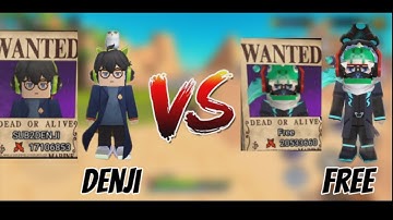 Denji Vs Free (Best PvP player) in Anime showdown |Blockman go | Anime showdown @Free_ASBG