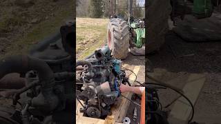 New engine for DIY forwarder 🇱🇻 first start 💪⚙️🔩🛠️