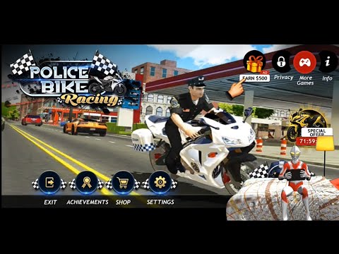 Mainan Sepeda  motor Polisi  game anak  kartun YouTube