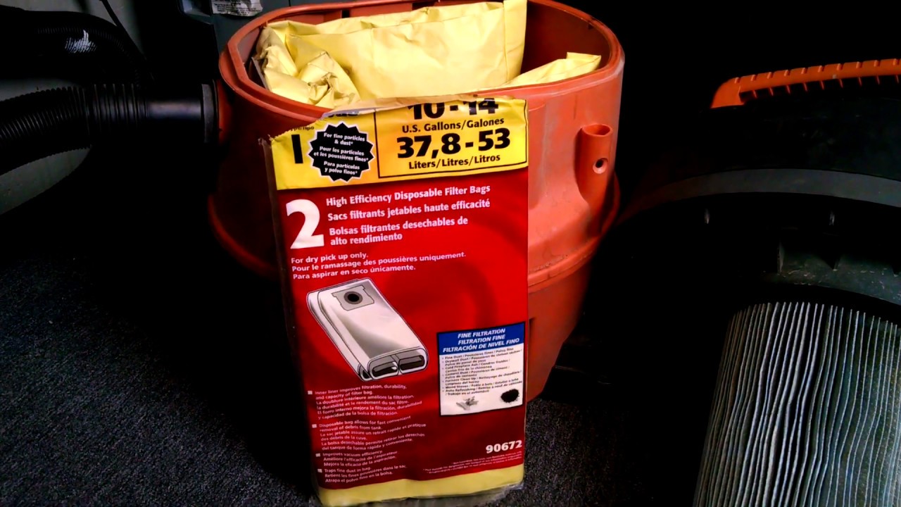 My shop vac set up. YouTube