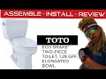 Toto Eco Drake Two-Piece Toilet, 1.28GPF | Assembly, Install and Review by Plumbing Explained