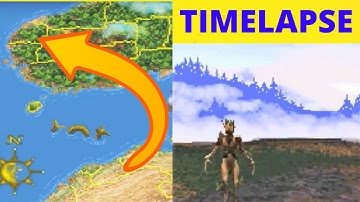 Walk Across the Map Timelapse | Daggerfall