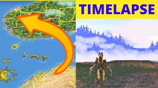 Walk Across The Map Timelapse Daggerfall