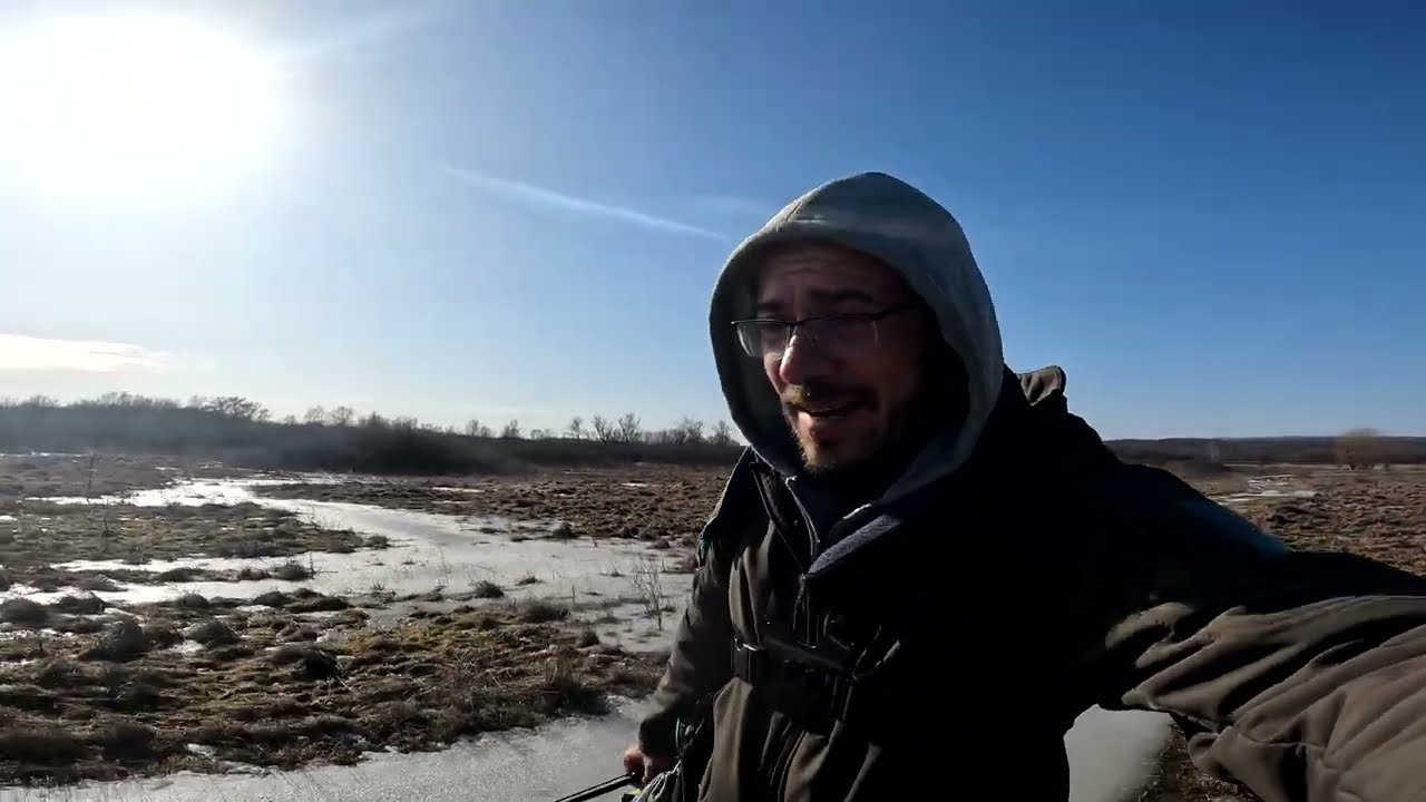 Река открылась. Уровень воды поднялся более чем на метр. Не повторяйте мои ошибки. Рыбалка весной!