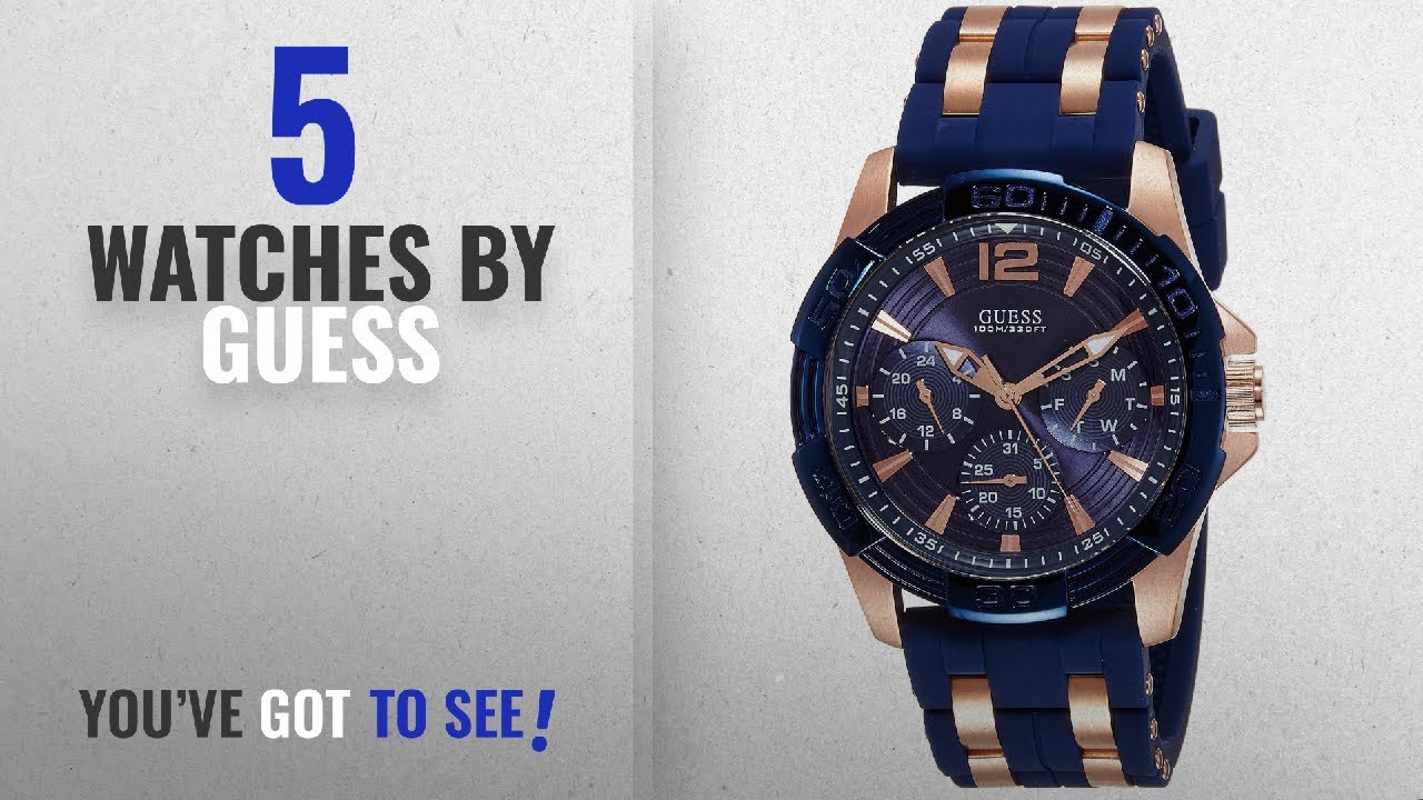 Guess Analog Blue Dial Men's Watch  latest guess watches 2018