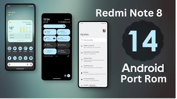 How to ınstall Custom rom For Redmi Note 8 - Android 14 - Port Rom - Review