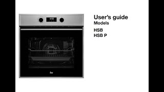 Manual De Instrucciones Horno Teka HSB 635 P en PDF 🤓📚📕 - YouTube
