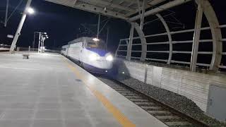여수EXPO발 행신행 720 KTX 오송역 진입 영상