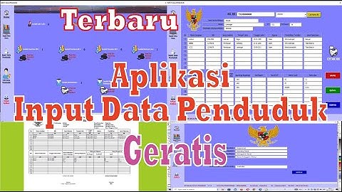 Aplikasi Input Data Penduduk Terbaru