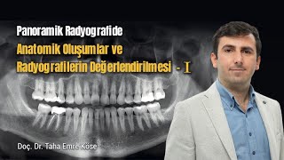Panoramik Radyografide Anatomik Oluşumlar Ve Radyografilerin Değ. 1 W Doç. Dr. Taha Emre Köse