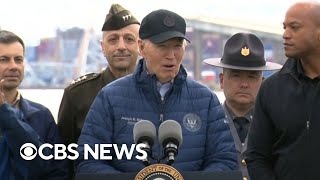 Biden vows to cover Baltimore bridge collapse recovery costs