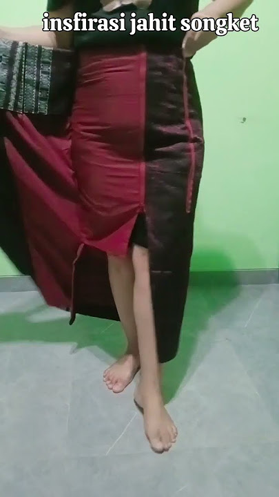 Model Rok Songket Yang Simple