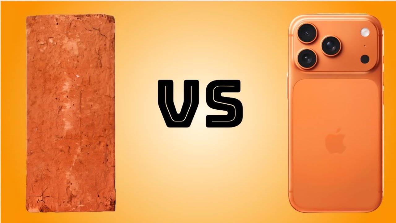 Iphone 17 pro max vs construction brick😁😁