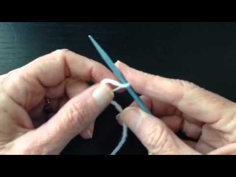 How To Knit Backward Loop Cast On Or Thumb Cast On