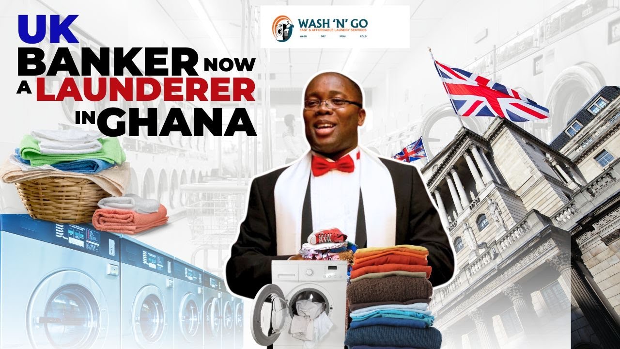 From UK Banker to Ghana’s Laundry King! 🇬🇧➡️🇬🇭 (You Won’t Believe This Hustle)