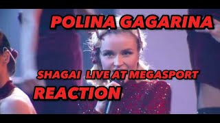 Полина Гагарина (Polina Gagarina) Шагай Live at Мегаспорт  REACTION
