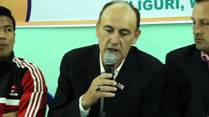Nepal Assistant coach Richard Orlowski Speaking In...