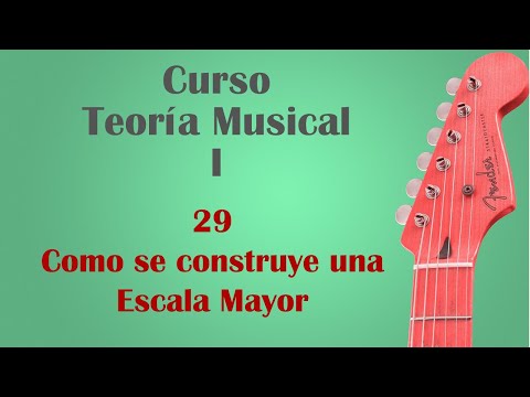 Curso de Teoría Musical nivel 1: 29 Como se construye una escala mayor