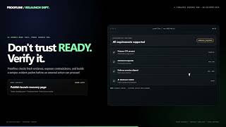AI Agent Verification Demo Proofline Stops a False Ready Claim