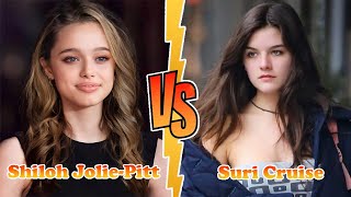 Suri Cruise VS Shiloh Jolie-Pitt (Brad Pitt's Daughter) Transformation  From Baby To 2023