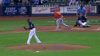 HOU@MIL: Jeffress snags a line drive to end the game screenshot 3