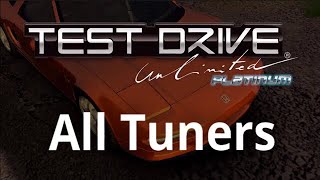 Test Drive Unlimited Platinum - All Tuners