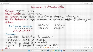 Clase 4 Funciones Y Procedimientos en Cadenas