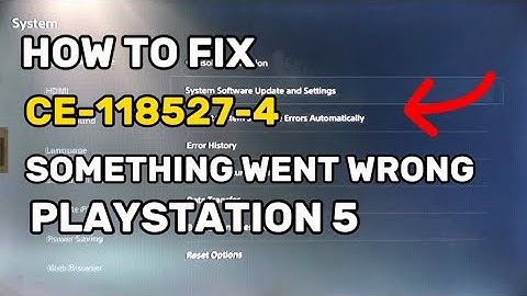 Hoe PS5-foutcode CE-118527-4 op te lossen: Er is iets misgegaan met PlayStation 5