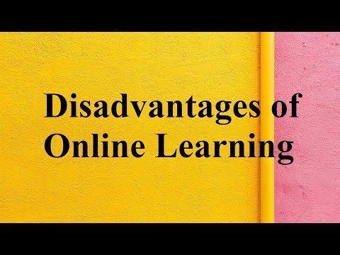 Disadvantages Of Online Learning