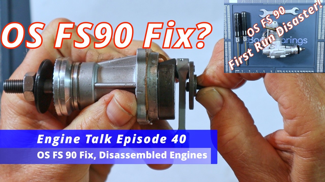 Engine Talk Episode 40 OS FS90 Fix? Disassembled Engines - YouTube