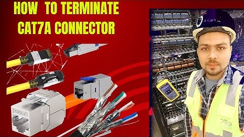 How To Terminate Cat 7A Ethernet Cable | I.T Solutions #networking #itsolution
