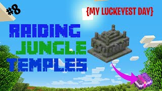 My luckiest day in minecraft got Enchanted Books and a village | Survival Serious