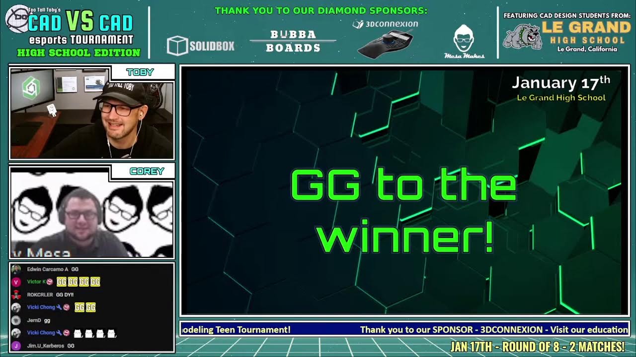 CAD vs CAD esports tournament- High School edition.
