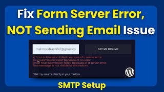 WordPress Form Not Sending Email: How to Fix Elementor Form Server Error | WP Mail SMTP