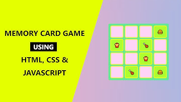 Memory Card Game | HTML, CSS & JavaScript | No Talking