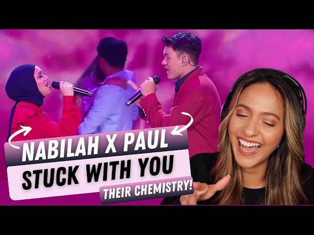 NABILAH X PAUL | Stuck With You | Indonesian Idol 2023 | REACTION!! class=