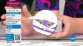 Crafters Companion Fright Night Treat Box Dies And Sten...