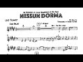 Nessun dorma lead trumpet transcription louis dowdeswell big band